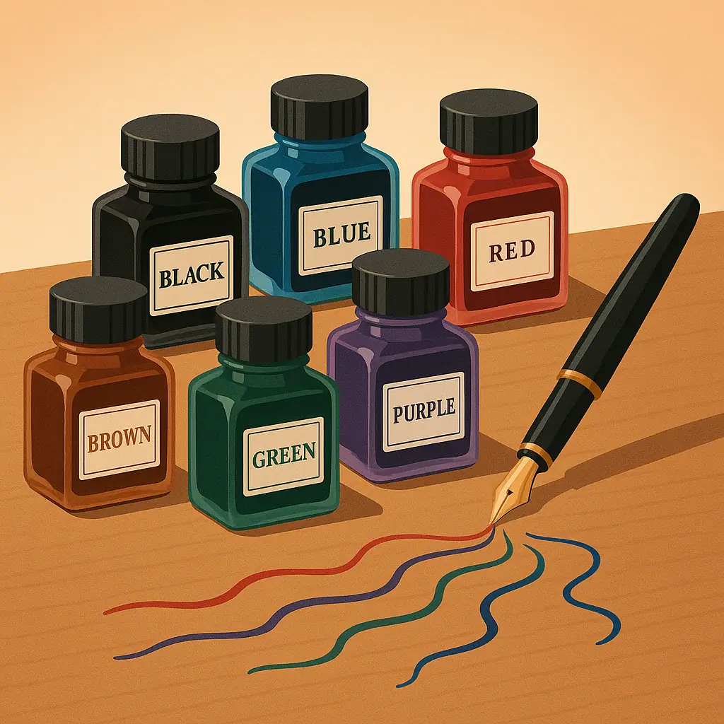 Fountain Pen Ink Types: Complete Beginner's Guide