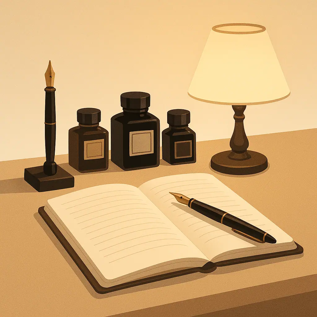 Setting Up Your Fountain Pen Writing Space