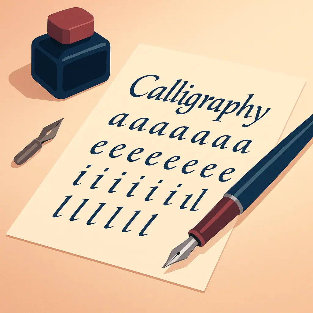 Basic Calligraphy for Fountain Pen Beginners