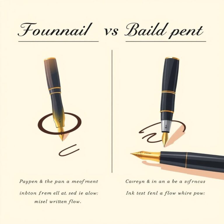 fountain pen vs ballpoint