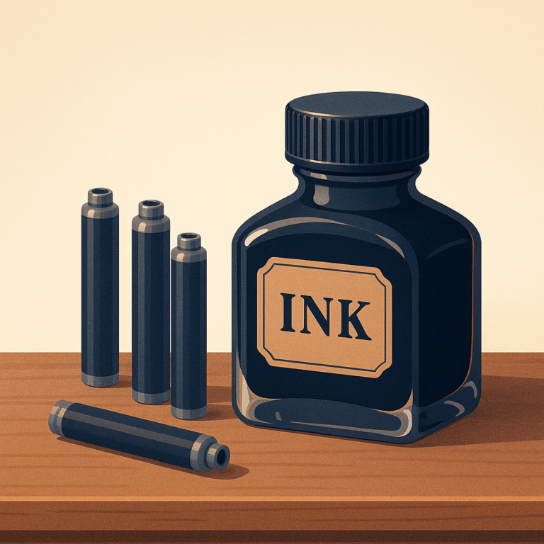 fountain pen cartridge vs bottle