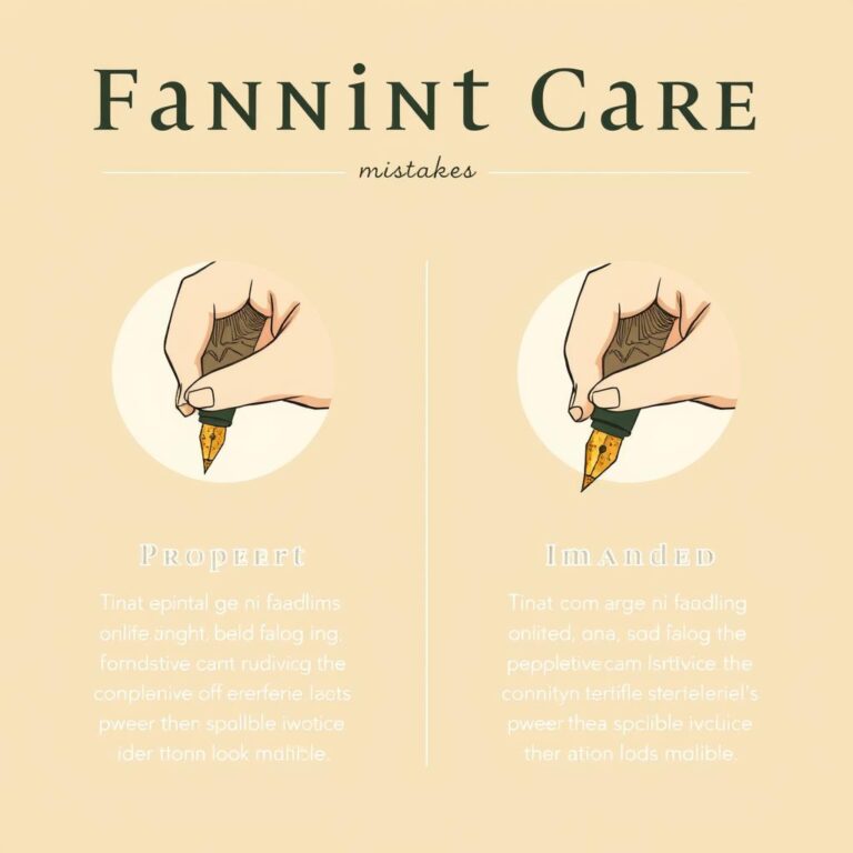 fountain pen mistakes