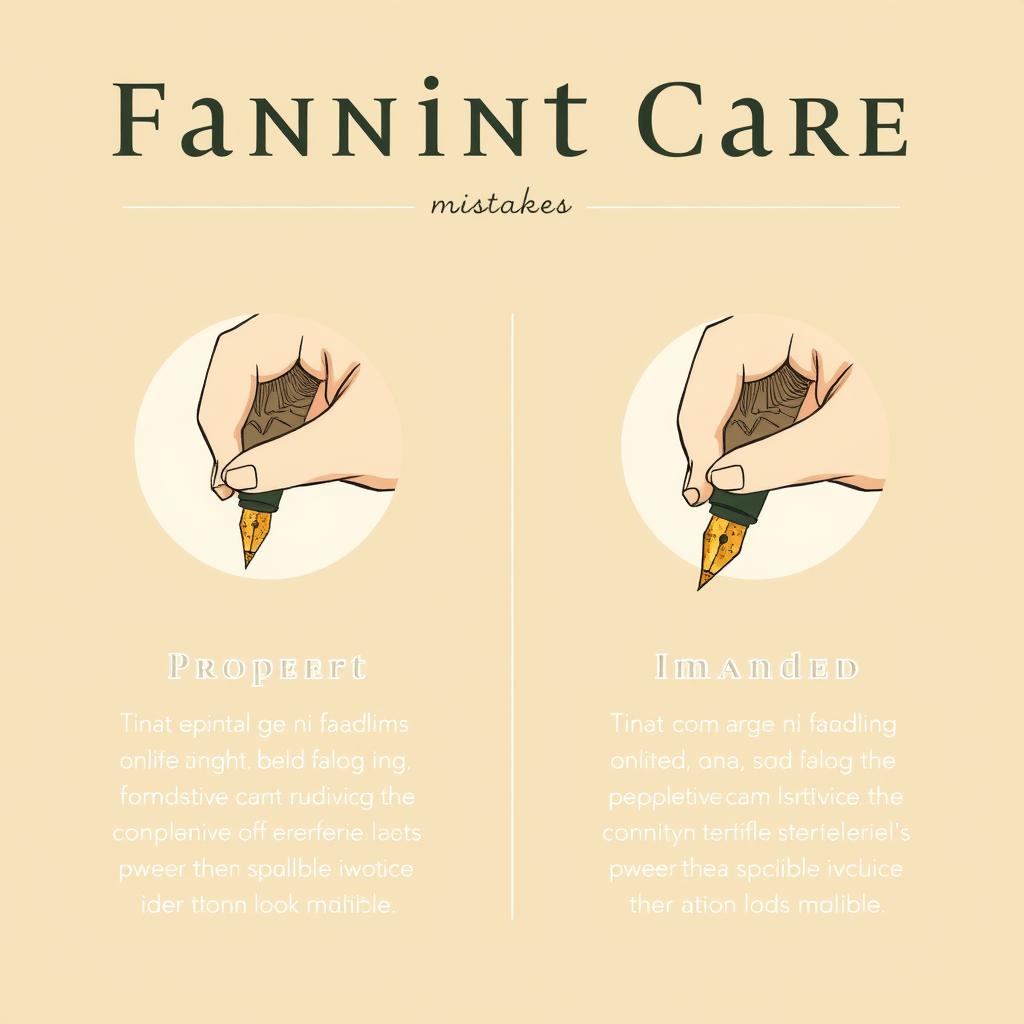 fountain pen mistakes