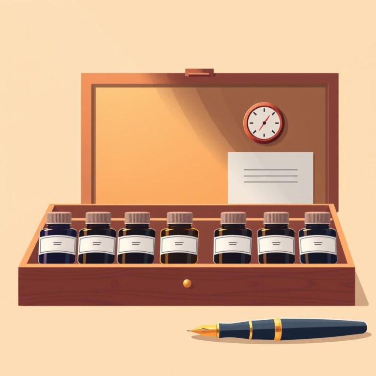 fountain pen ink storage