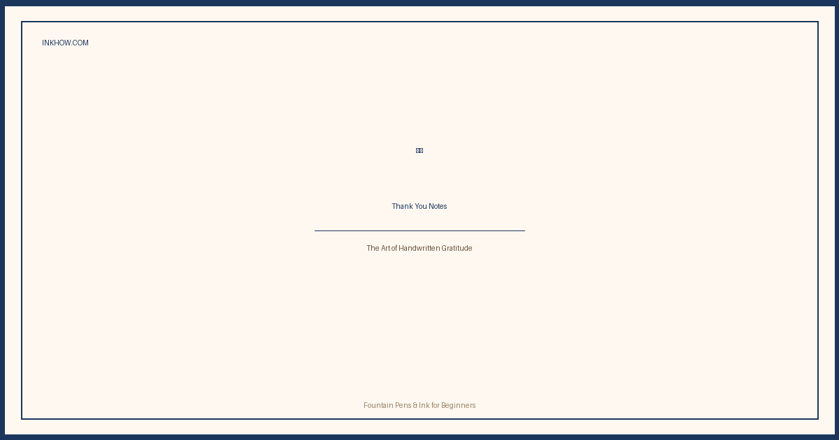 handwritten thank you notes